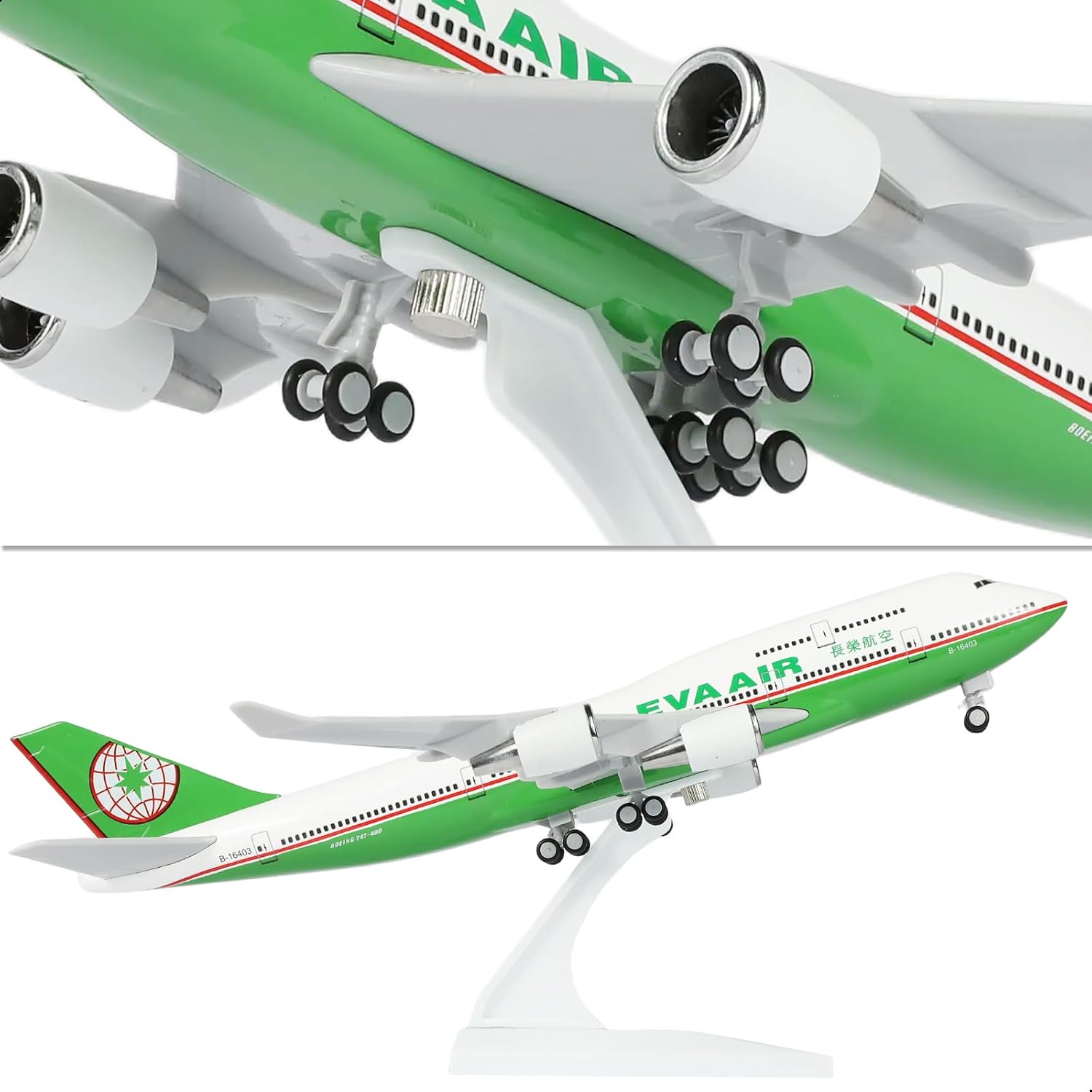 Model Kit Eva - Maquette d'avion en résine EVA Air